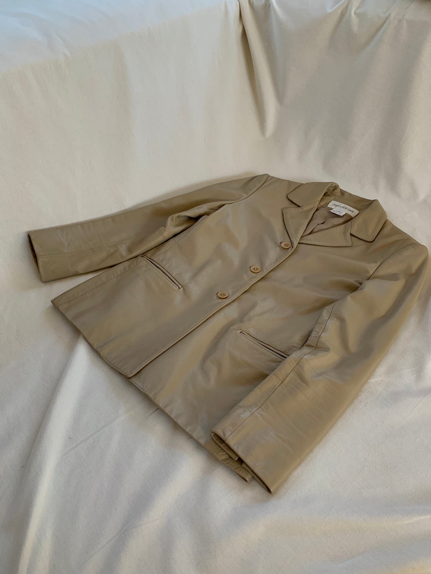 90’s Leather Blazer