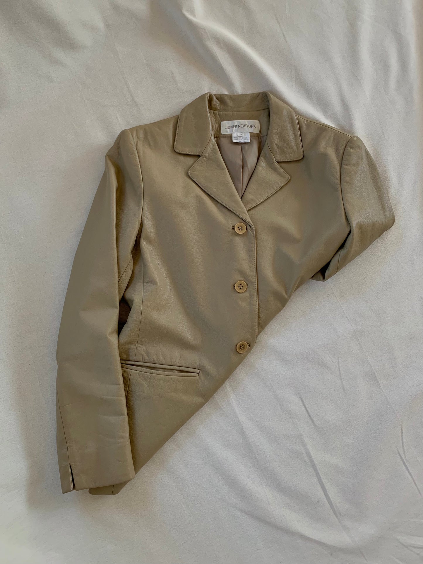 90’s Leather Blazer