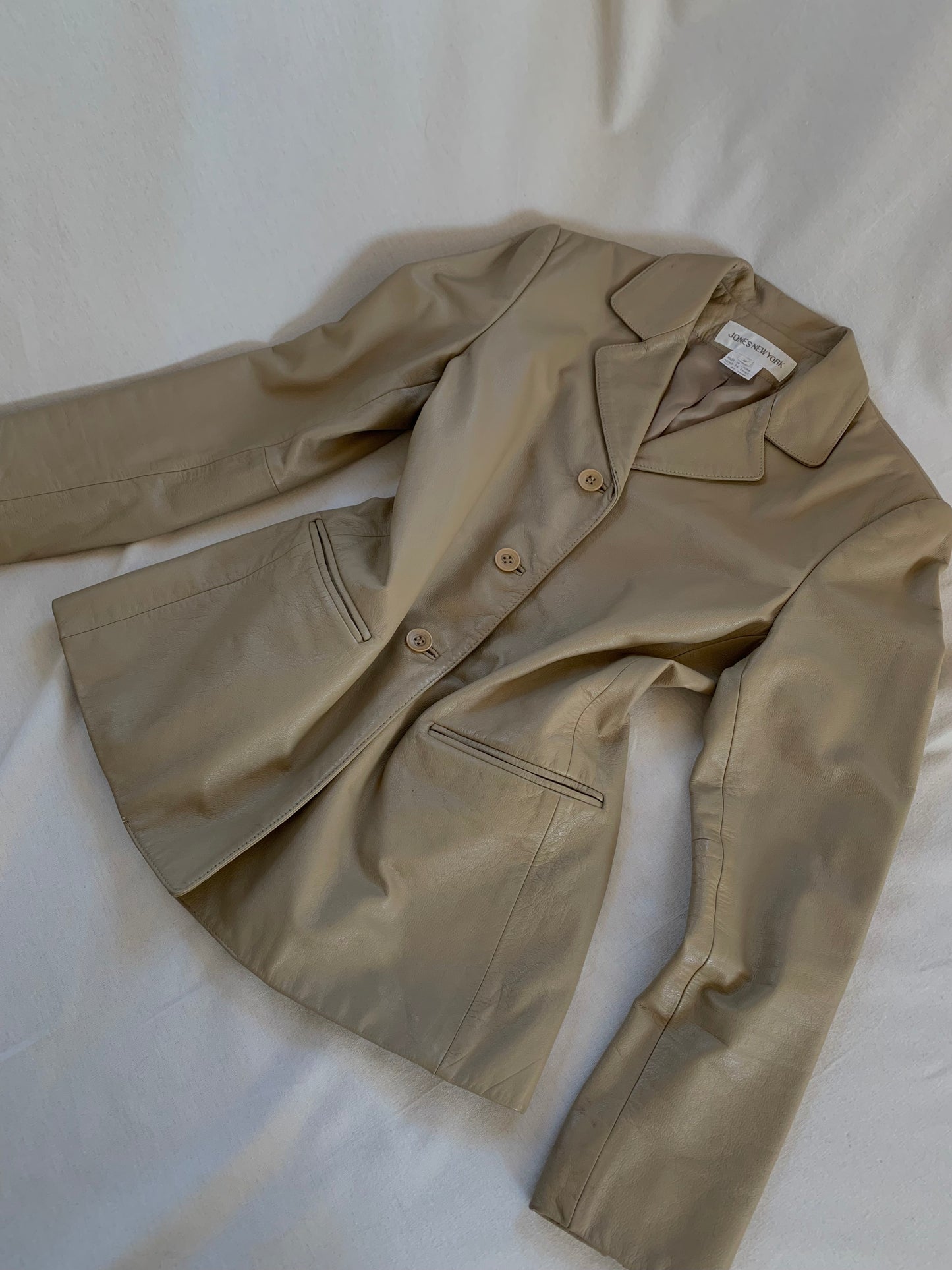 90’s Leather Blazer