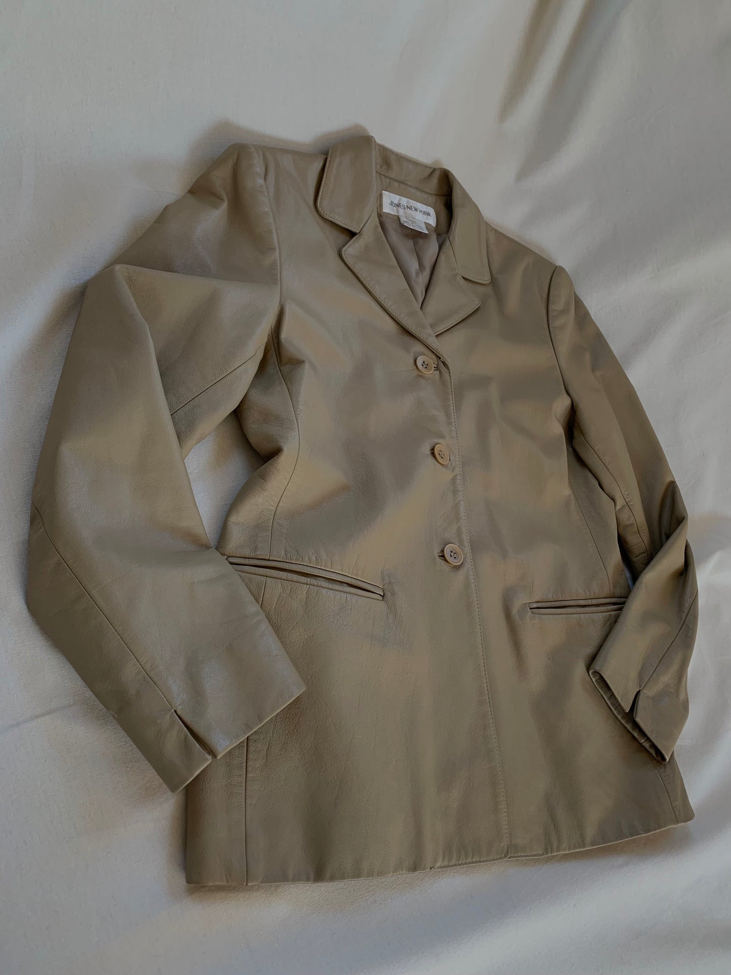 90’s Leather Blazer