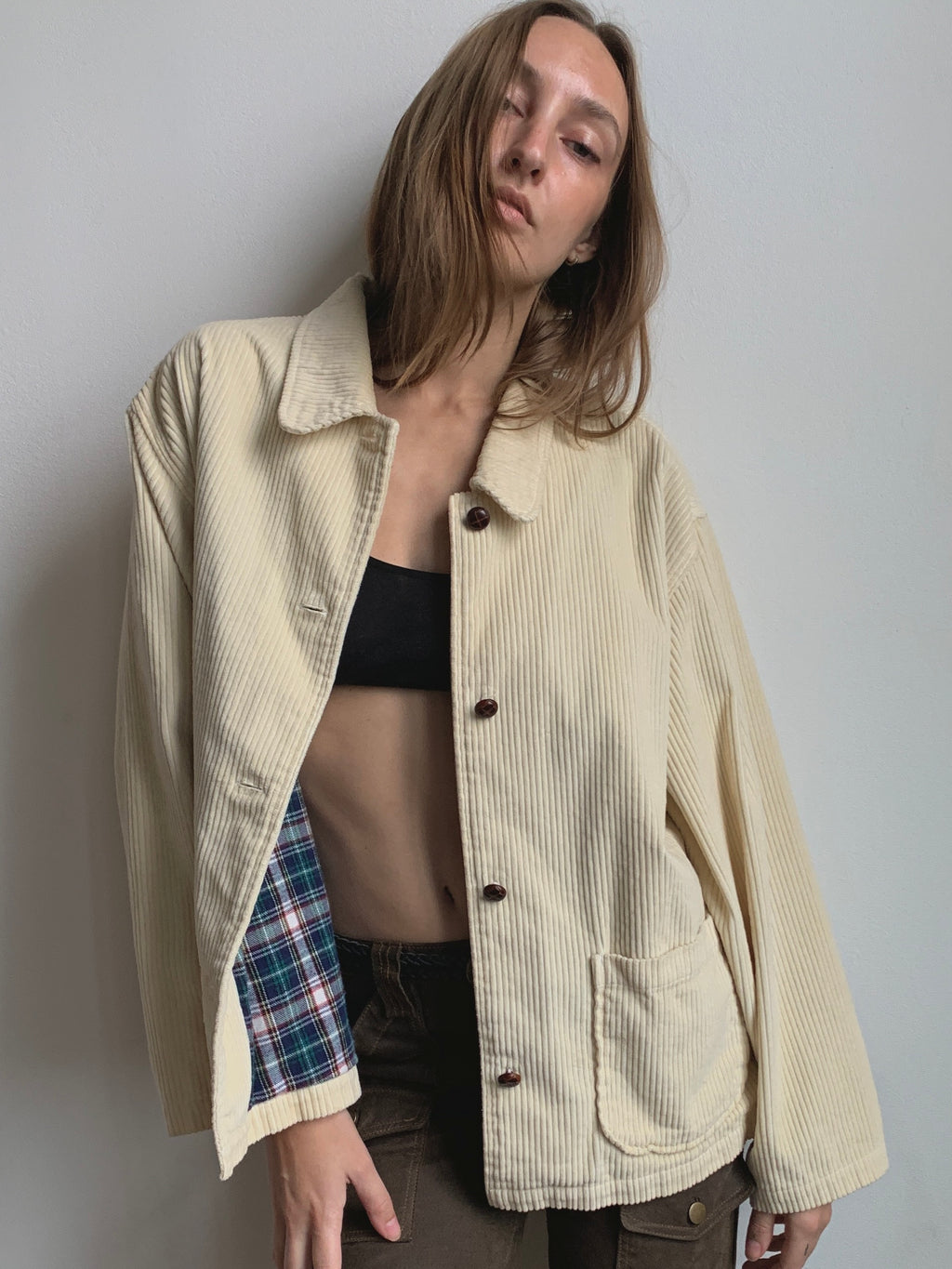 Corduroy Button Up Jacket