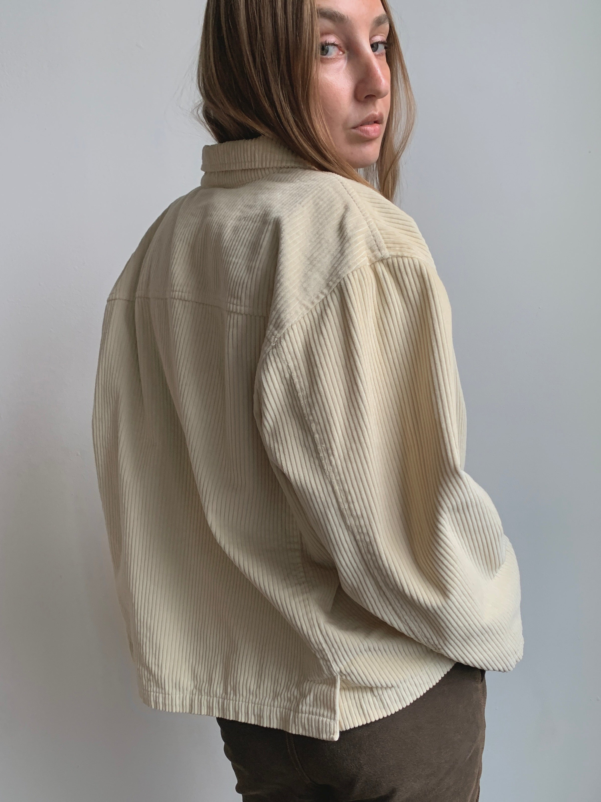 Corduroy Button Up Jacket