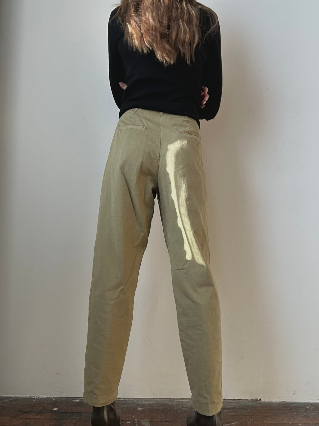 KHAKI TROUSERS
