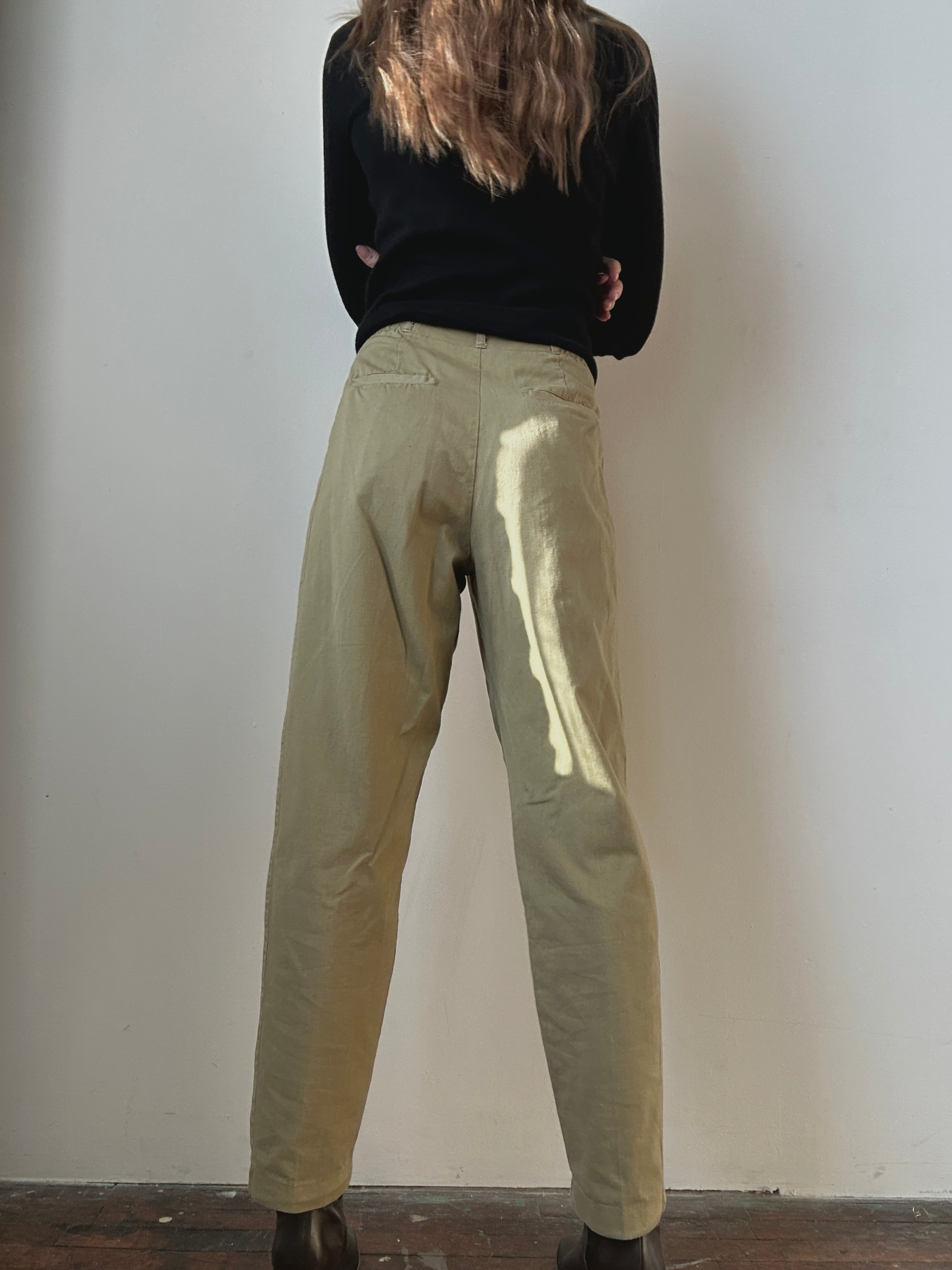 KHAKI TROUSERS