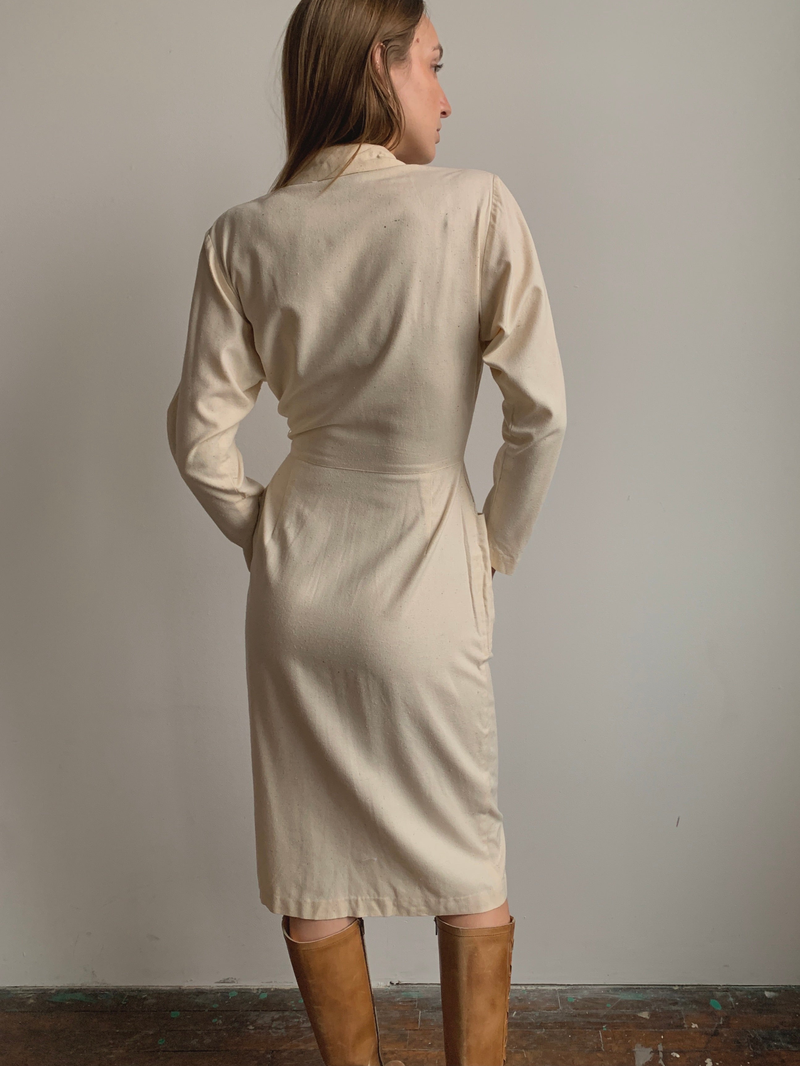 Silk Noile Dress