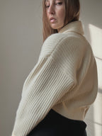 ANGORA DOUBLE BREASTED KNIT