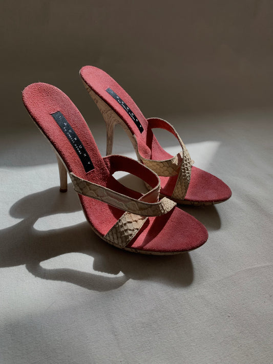 Y2K Heels Sz 8