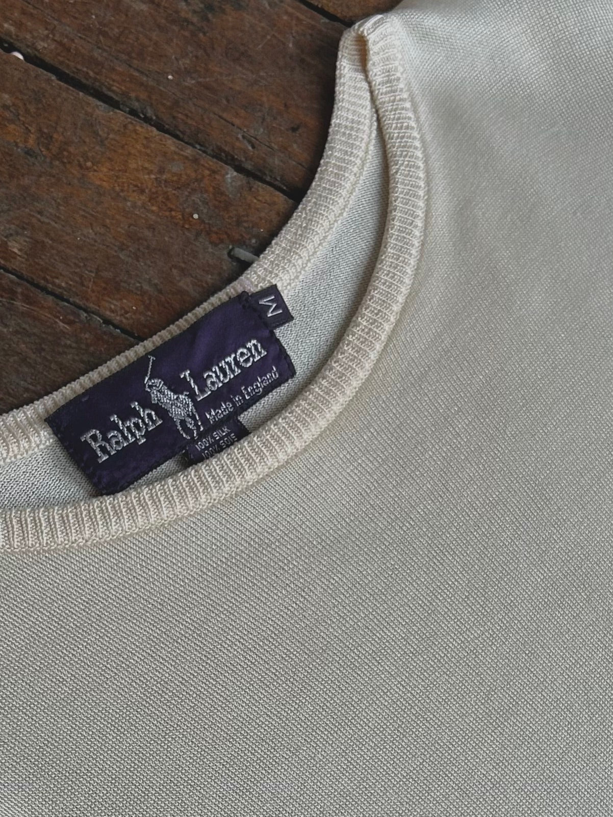 RALPH LAUREN SILK TEE