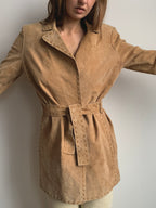 Suede Trench