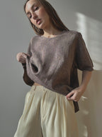 LINEN TEE
