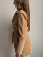 Suede Trench