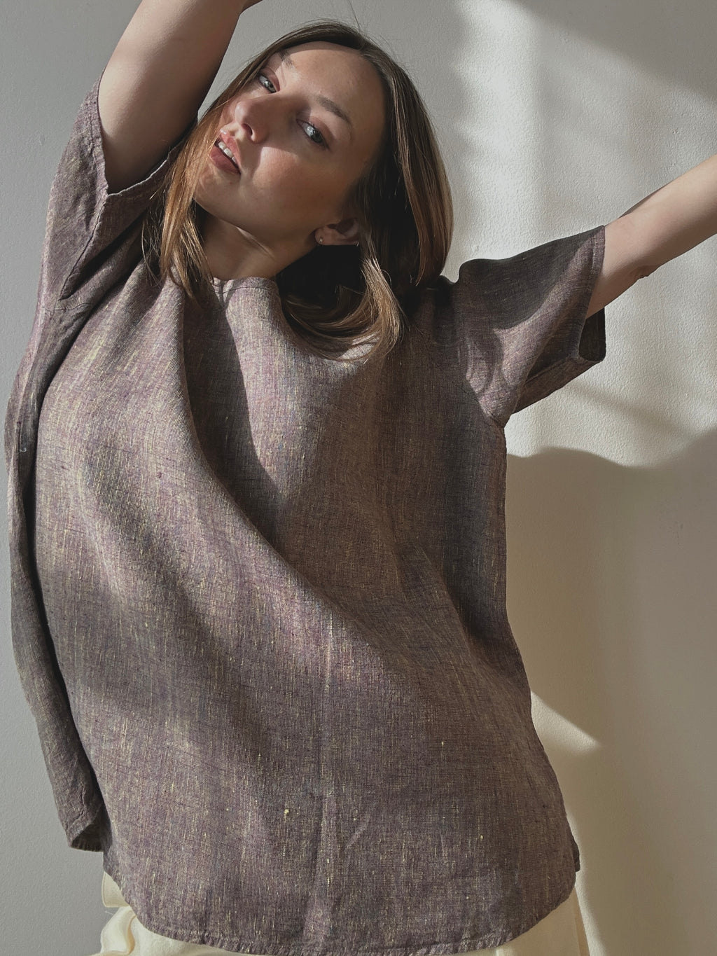 LINEN TEE