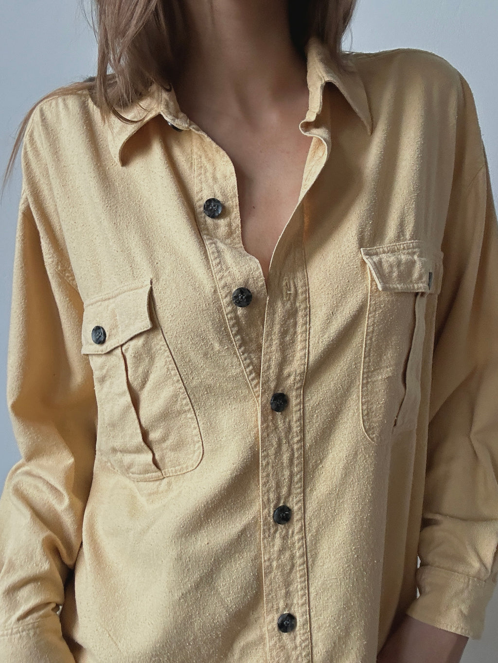 Silk Noile Button Up