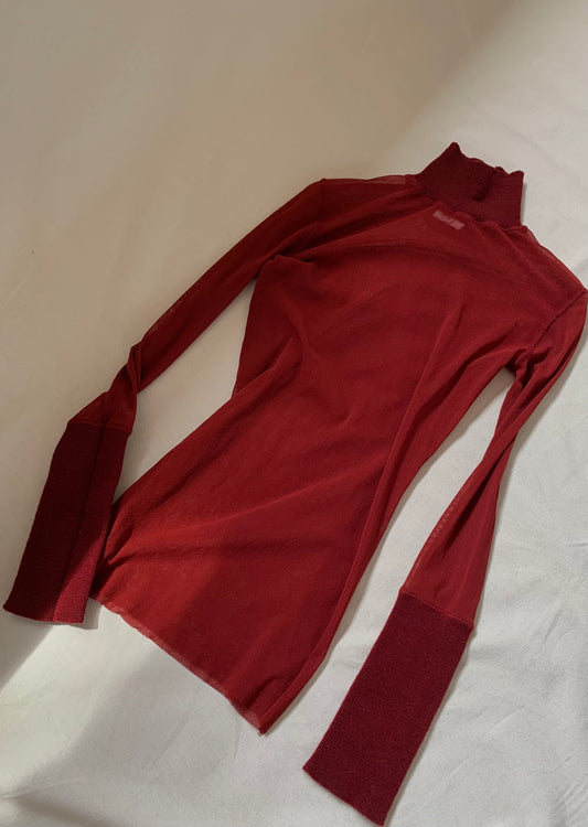 Jean Paul Gaultier Mesh Long Sleeve