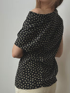 SILK FLORAL BUTTON UP