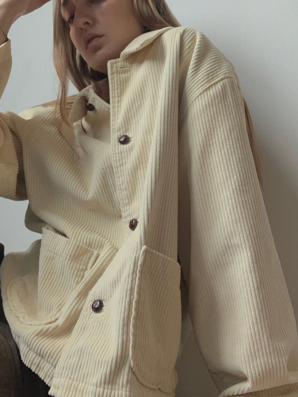 Corduroy Button Up Jacket