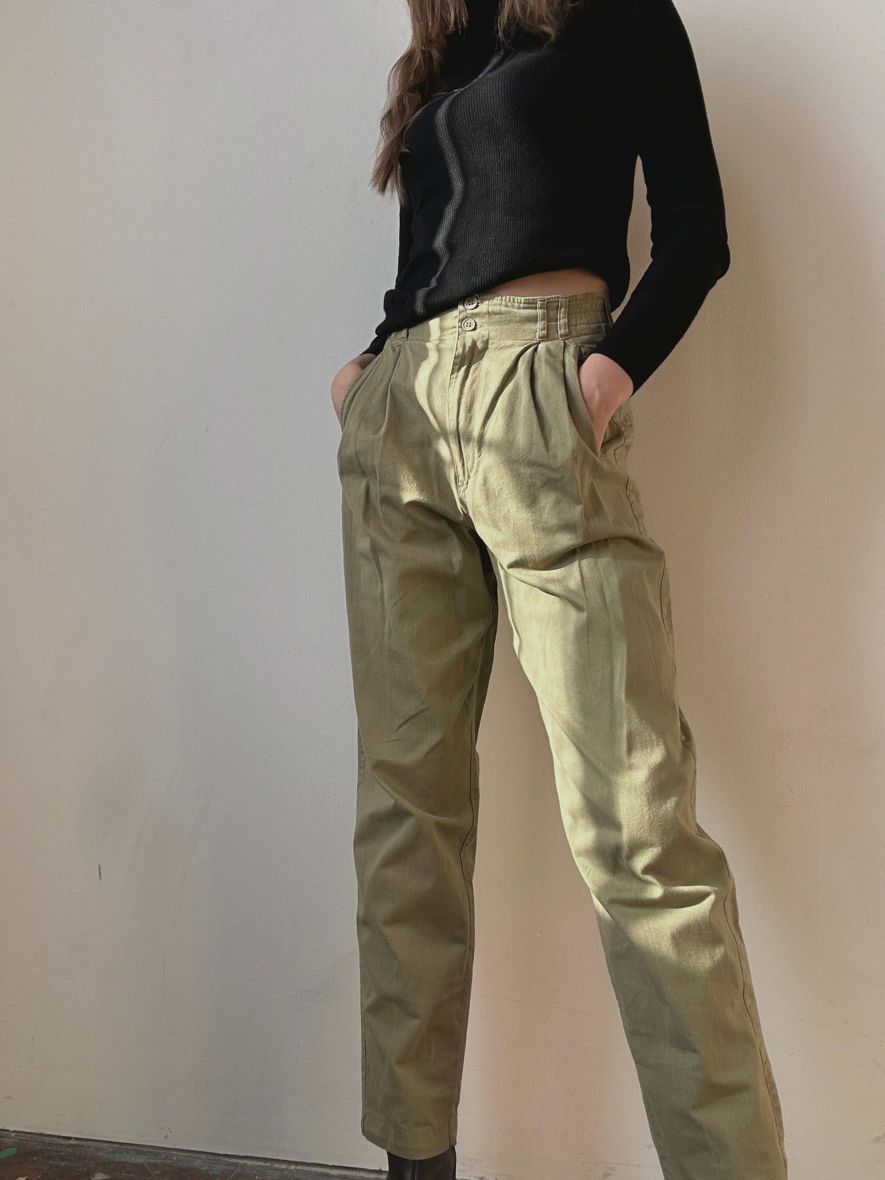 KHAKI TROUSERS