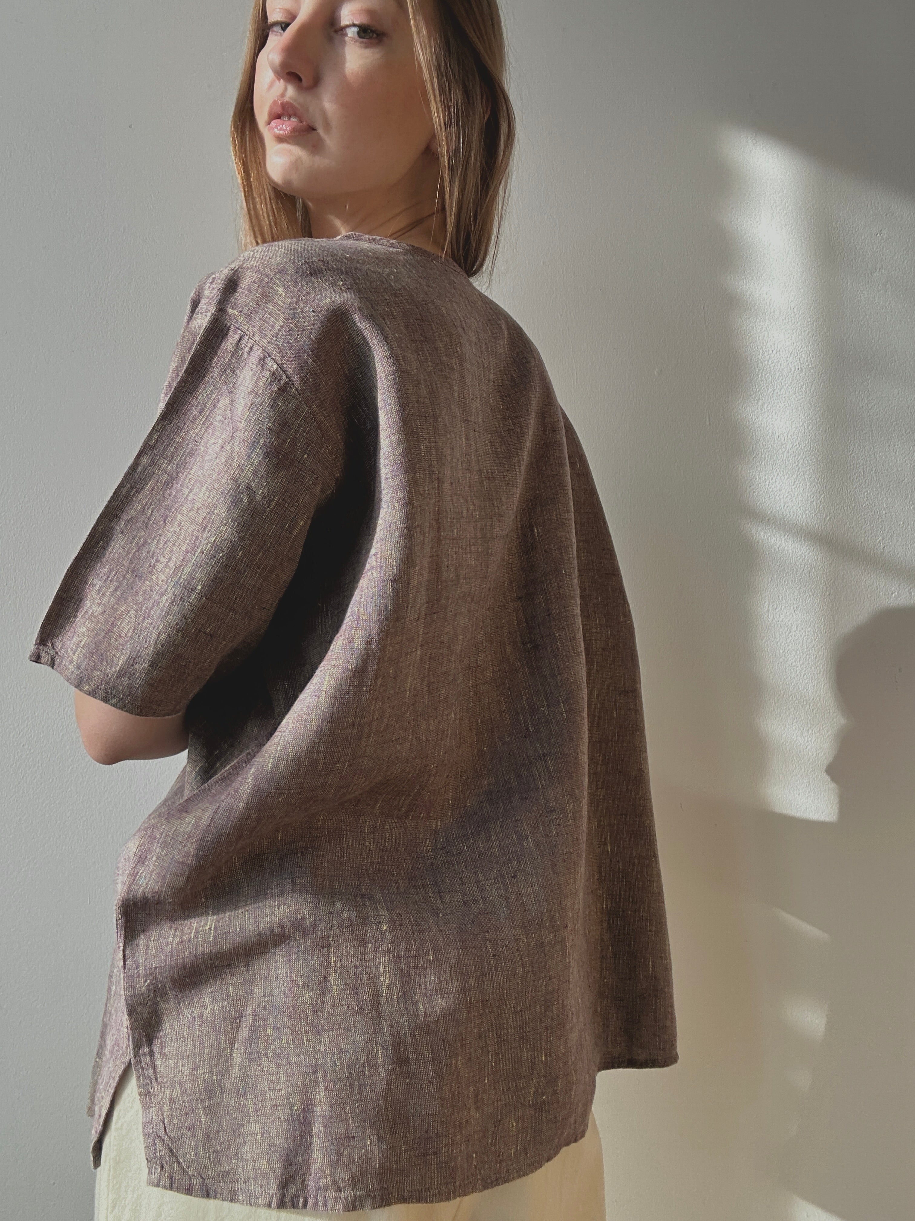 LINEN TEE