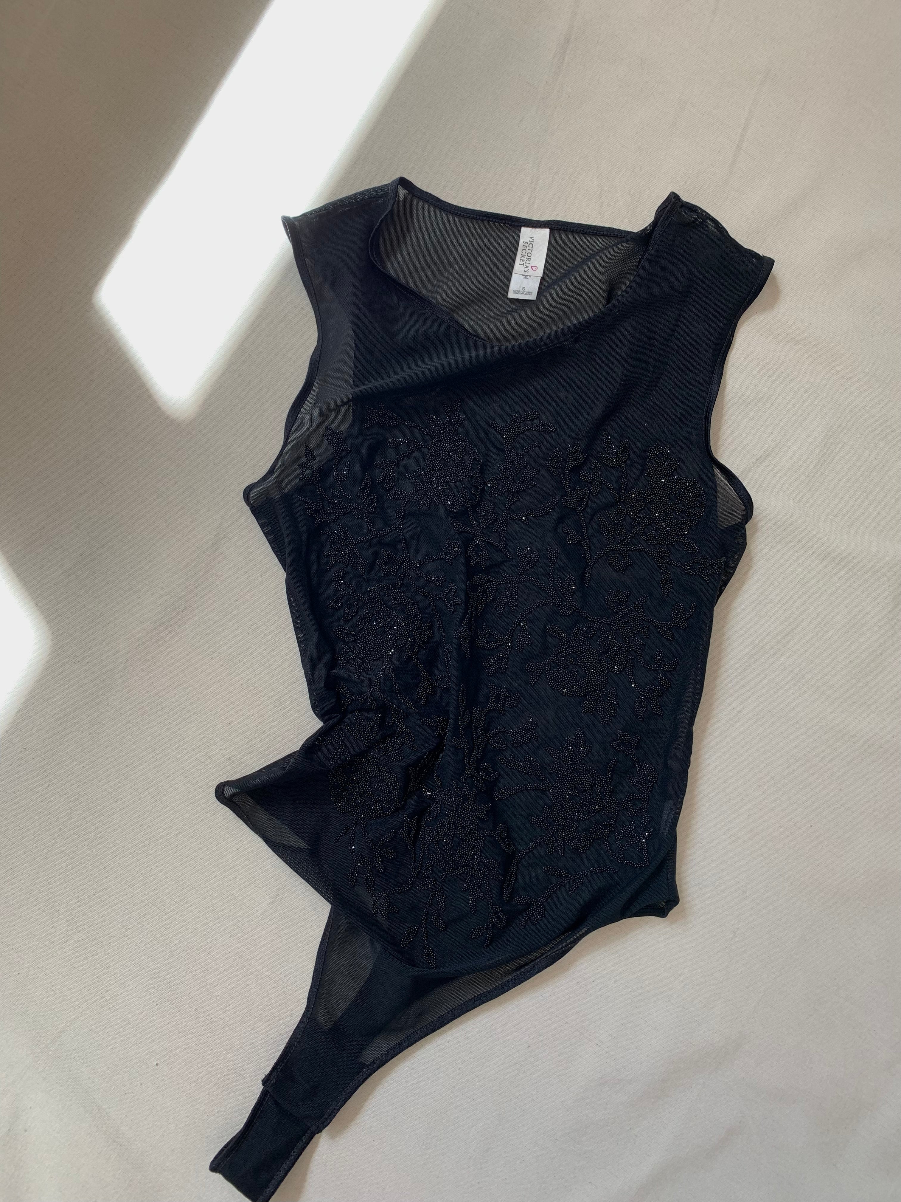 Mesh Beaded Body Suit