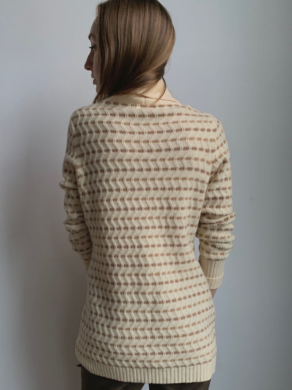 Camel Hair & Lambswool Cardigan