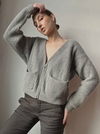 ANGORA LAMBSWOOL ZIP UP