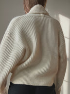 ANGORA DOUBLE BREASTED KNIT