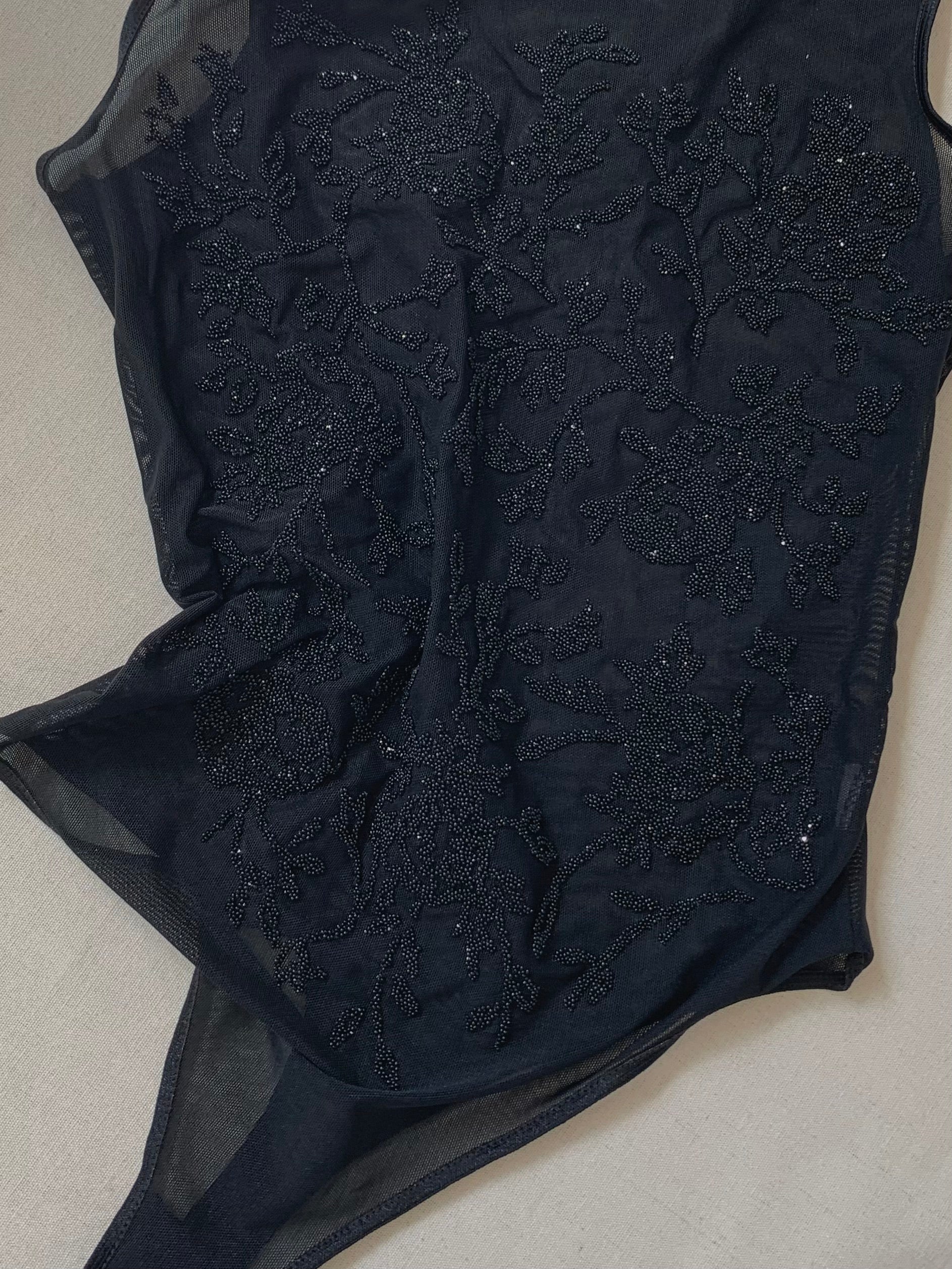 Mesh Beaded Body Suit