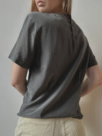 SILK POLKA DOT TEE