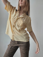 SILK BUTTON UP