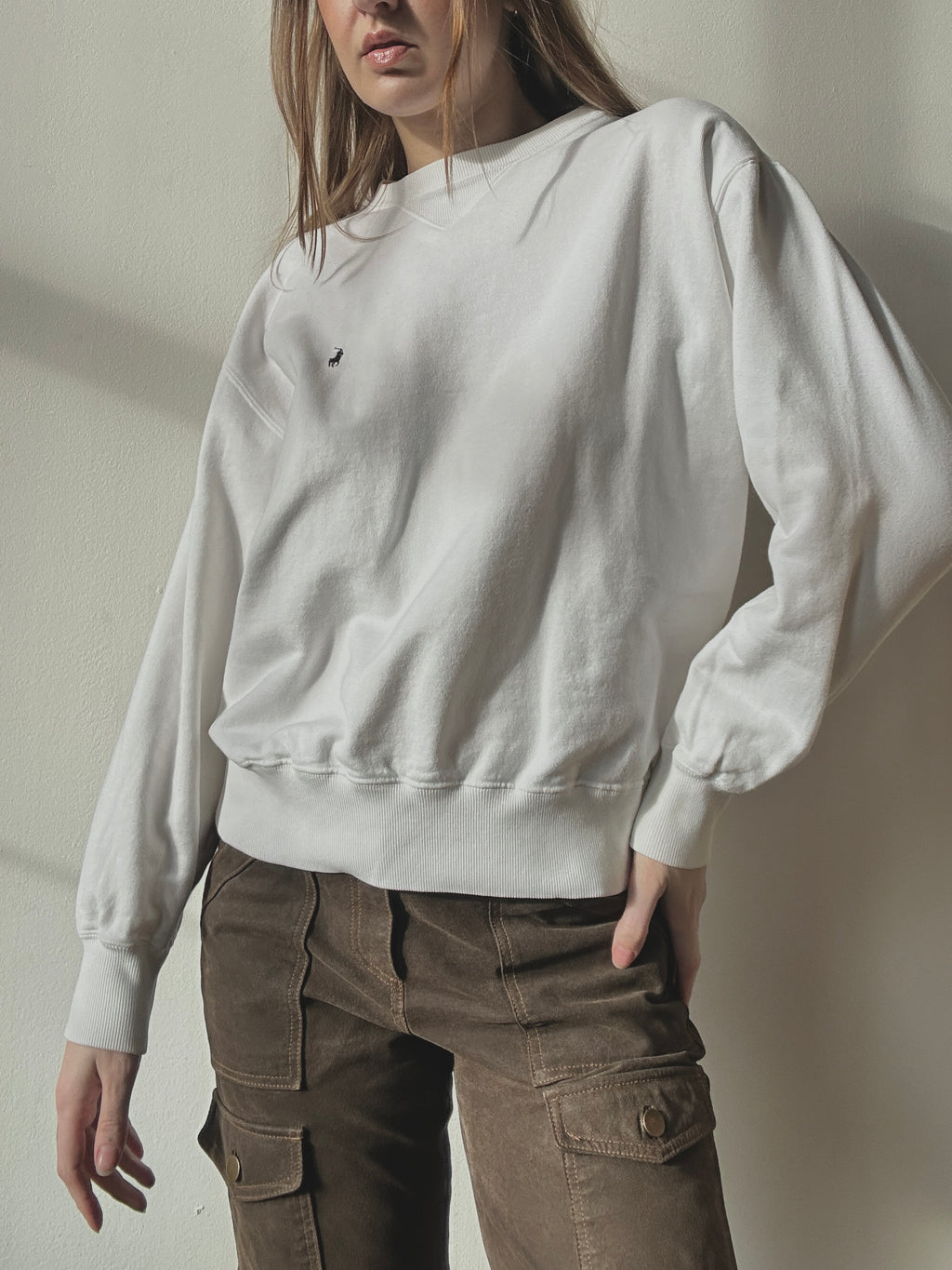 RALPH LAUREN COTTON CREWNECK