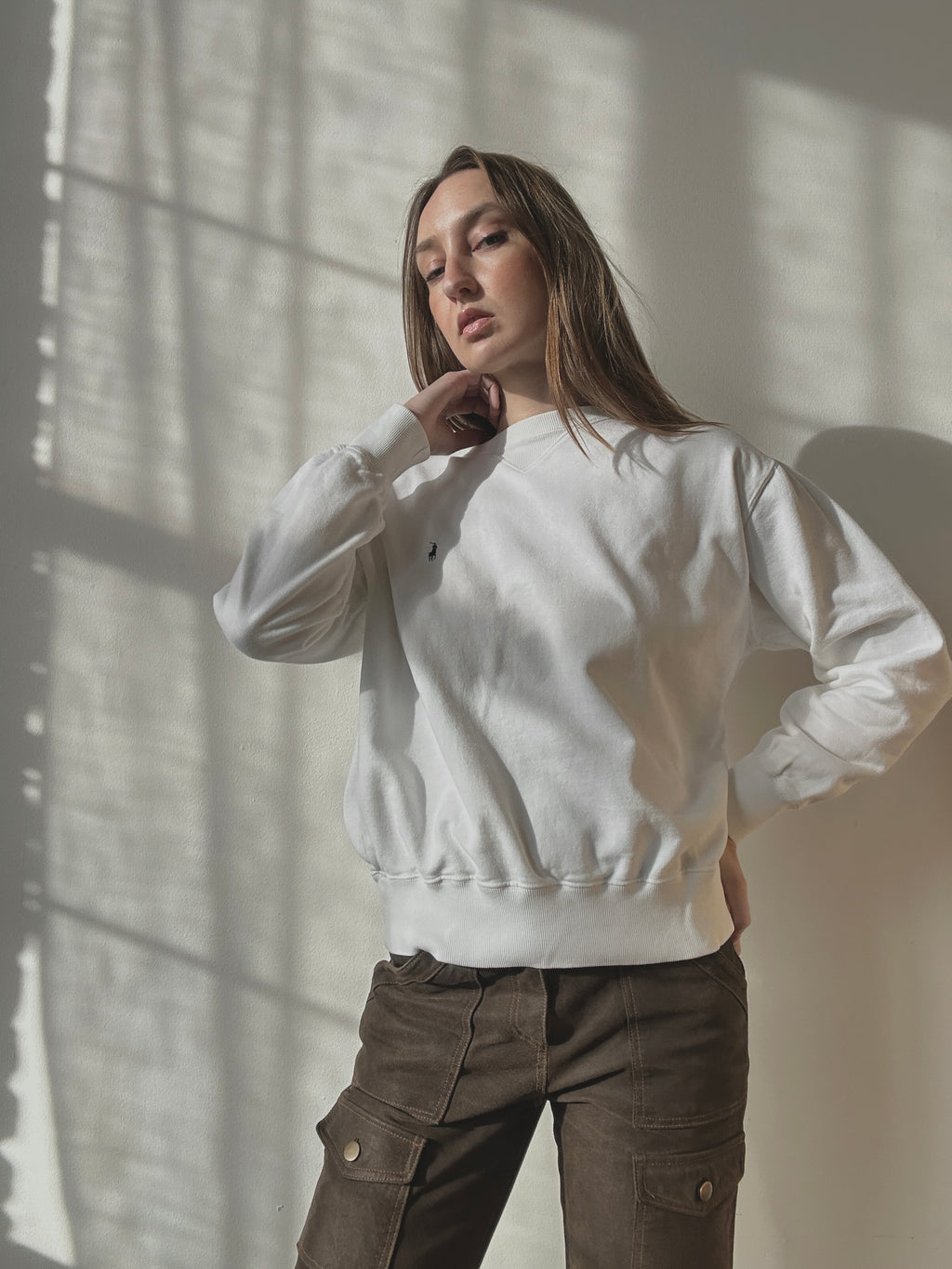 RALPH LAUREN COTTON CREWNECK