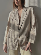 LINEN BLEND BLAZER