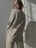 LINEN BLEND BLAZER
