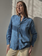 LIGHTWEIGHT LINEN BUTTON UP