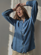LIGHTWEIGHT LINEN BUTTON UP