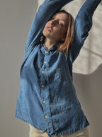 LIGHTWEIGHT LINEN BUTTON UP