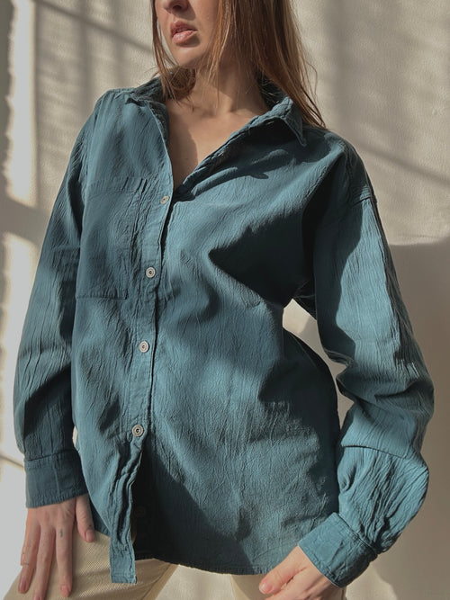 COTTON BUTTON UP