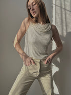 SILK BEADED TOP