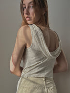 SILK BEADED TOP