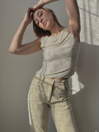 SILK BEADED TOP