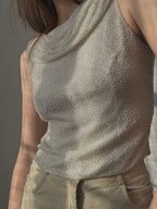 SILK BEADED TOP