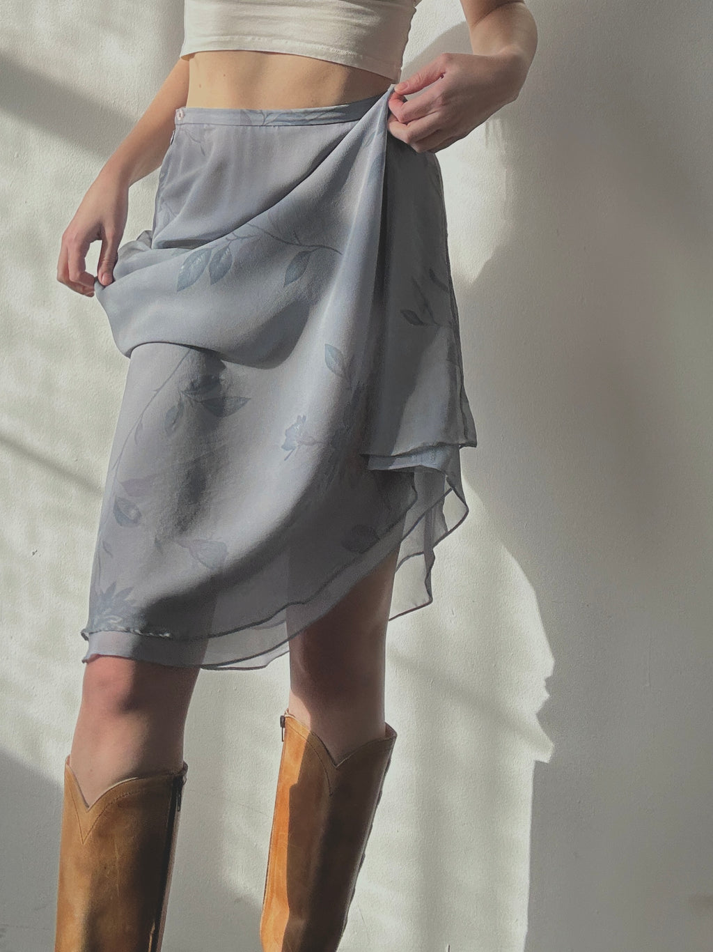 SILK SKIRT