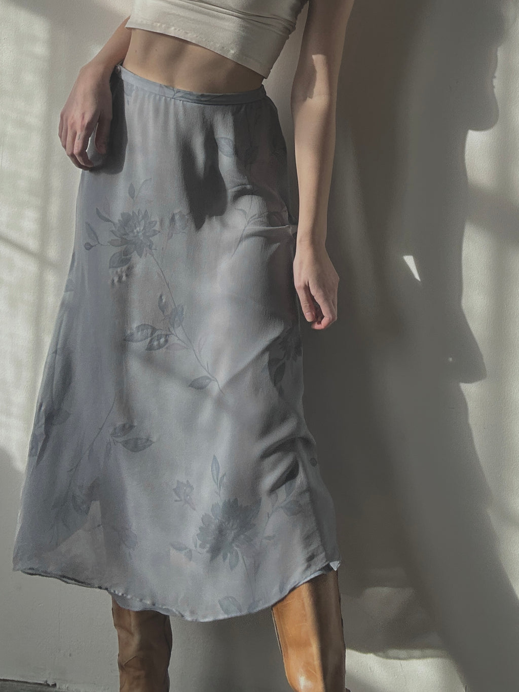 SILK SKIRT