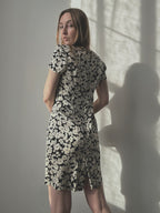 SILK FLORAL DRESS