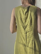 CHARTRUESE LINEN DRESS