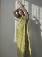 CHARTRUESE LINEN DRESS