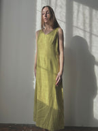CHARTRUESE LINEN DRESS