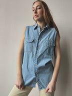 LIGHTWEIGHT DENIM TOP