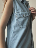 LIGHTWEIGHT DENIM TOP