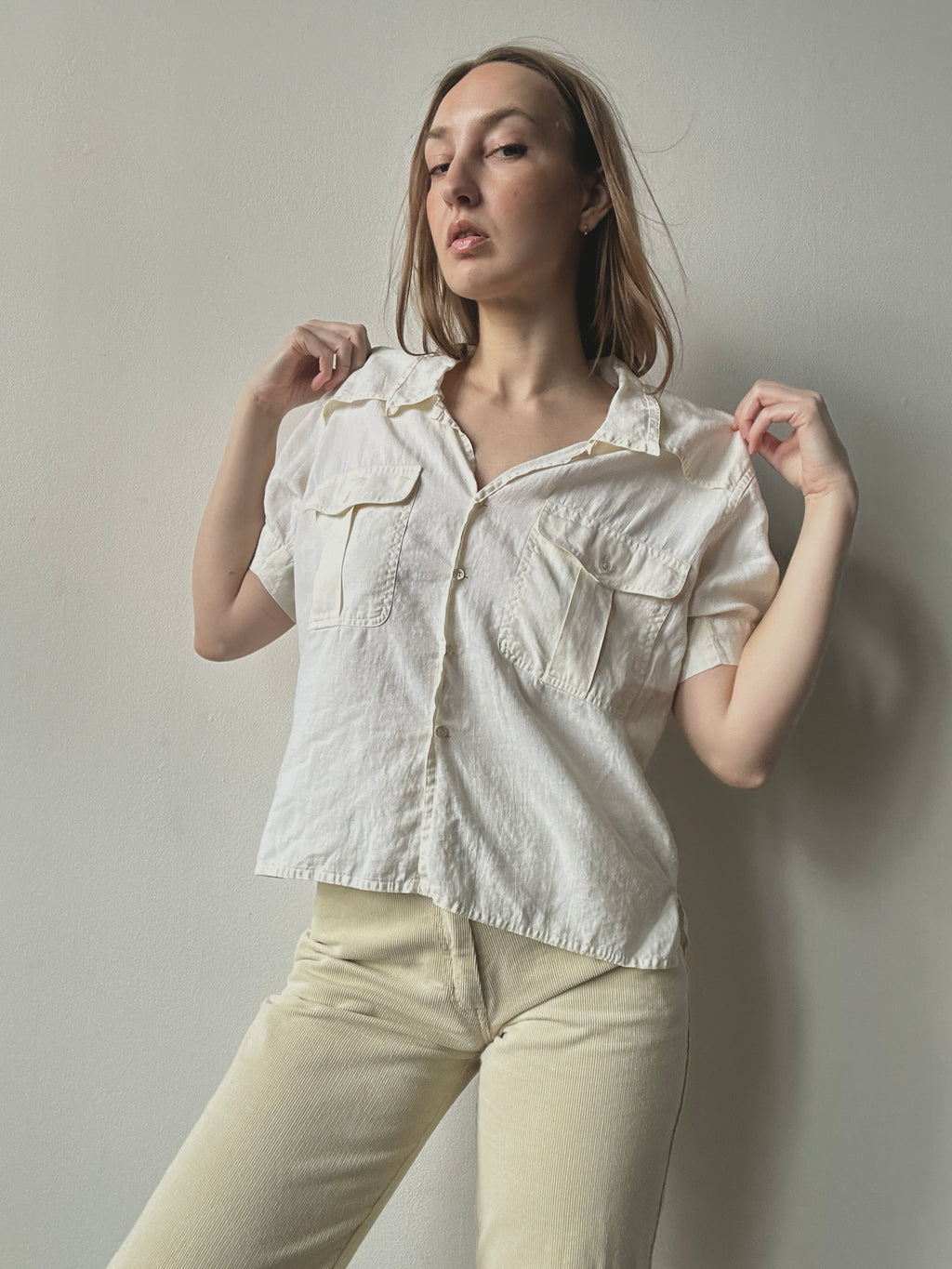LINEN SHORT SLEEVE
